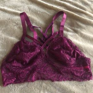 Fuchsia bralette NWOT